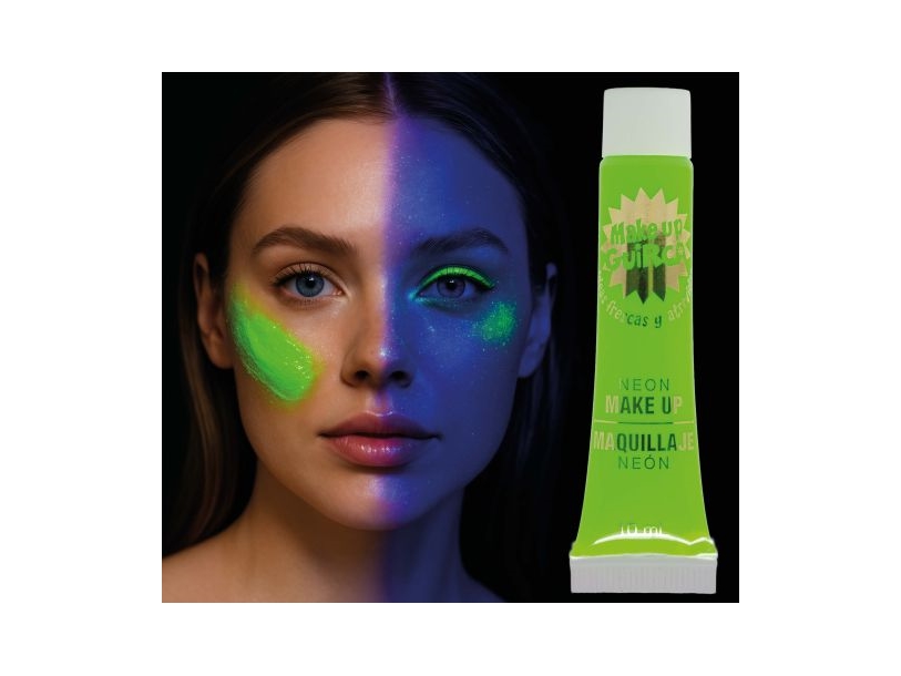 Neon grøn UV make up, 10 ml