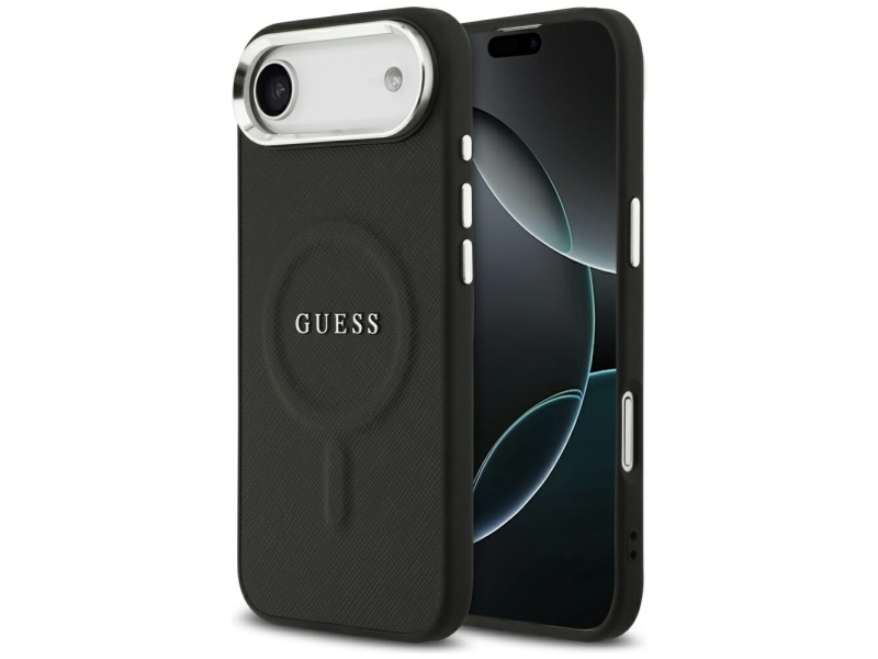 Guess Classic Logo Magsafe-Etui Til Iphone Air Sort