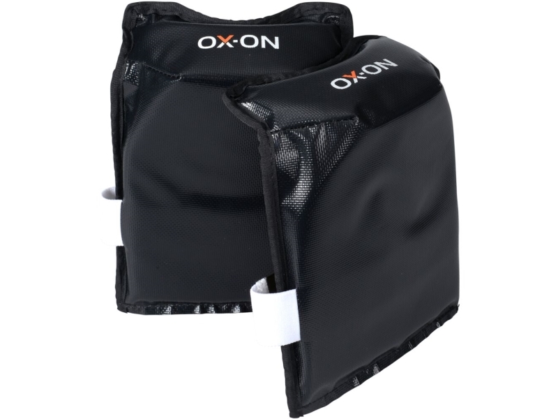 Kn&auml;skydd OX-ON Comfort one size svart l&auml;der/PVC (12 st.)