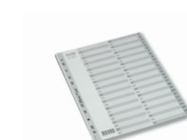 Register, Bantex Basic-line, plast, A4, grå, 1-54 | Arkivering - Tabblad - PP-Tabblad & Register | GameStuff