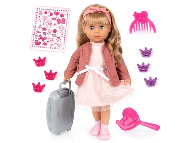 Charlene Funktionsdukke med Kys & Grinelyde Pink Prinsesse 46 cm
