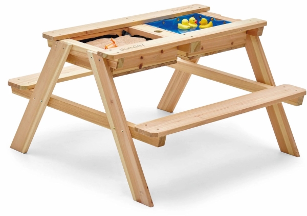 Plum Surfside Picnicbord I Træ Til Sand Og Vand