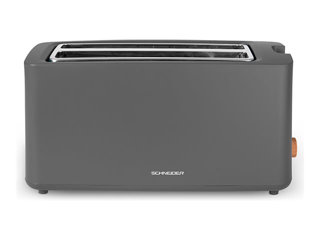 Schneider Fjord SCTON2LG - Brødrister - 2 skive - 2 Holdere - gray/wood