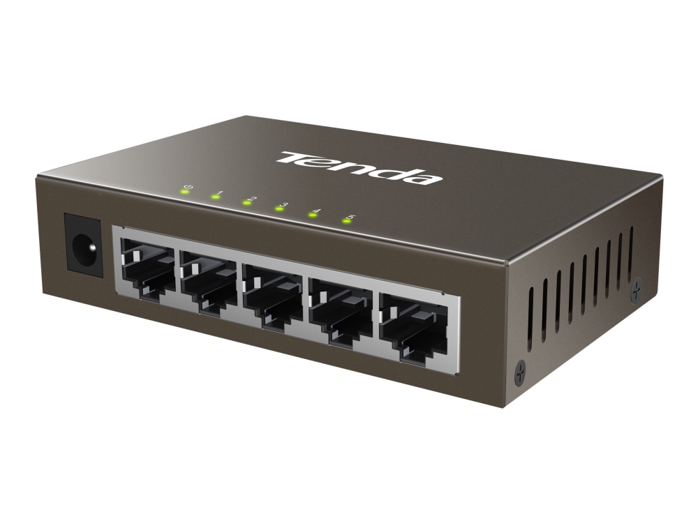 Tenda Teg1005d - Switch - Ikke Administreret - 5 X 10/100/1000 - Desktop