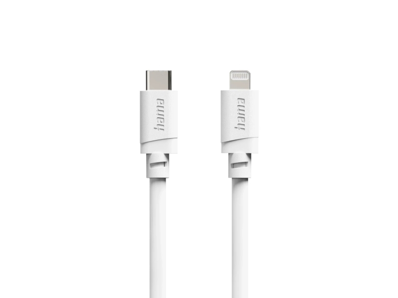 Hama 00201815, 1 M, Lightning, Usb C, Hanstik, Hanstik, Hvid