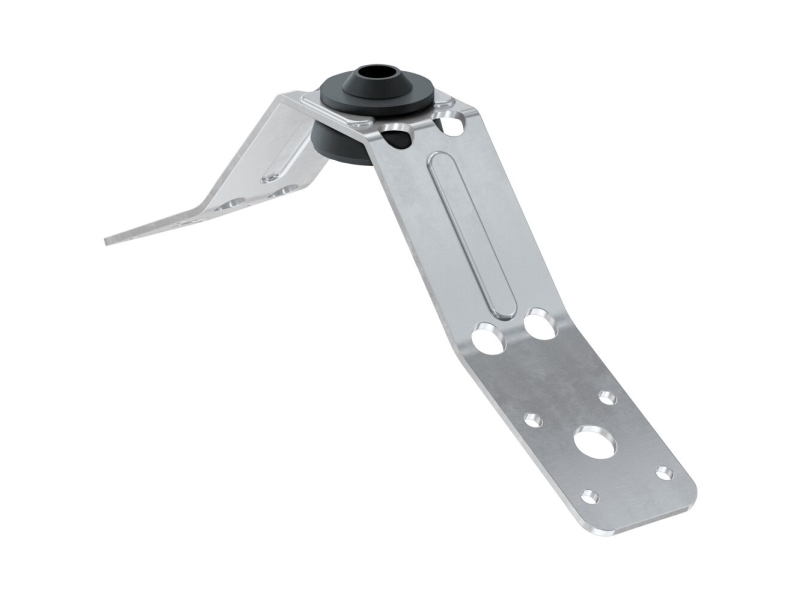 Fischer 24675, Lüftungskanalklammer, Stahl, Zink Stahl, 0,5 Kn, M8, Din En 10111, Din En 10025, Din 4109, Din 4102