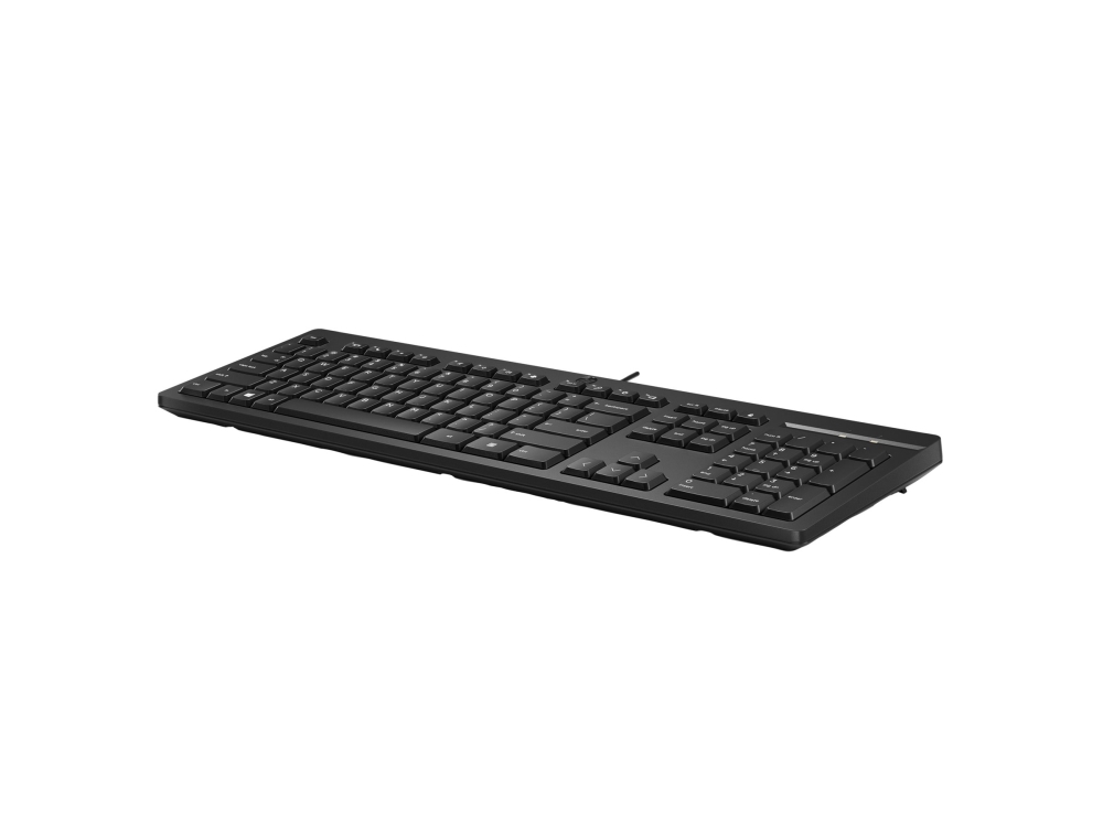 Hp 125 G2 - Tastatur - 100% - Full Size - Usb - Pan Nordic - Sort