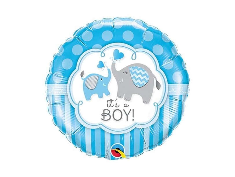 It’S A Boy Folienballon Mit Elefant, 46 Cm
