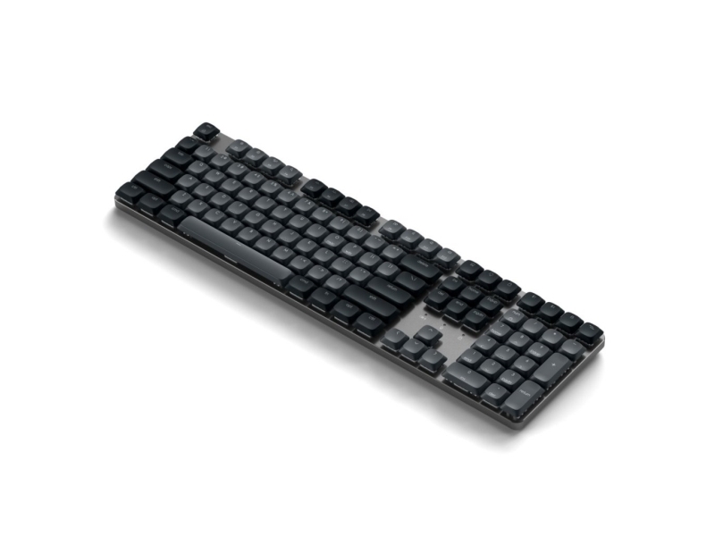 Satechi Sm3 Slim Mechanical Backlit Bluetooth Keyboard - Trådløst Mekanisk Tastatur Med Numerisk Layout (Mørkt)
