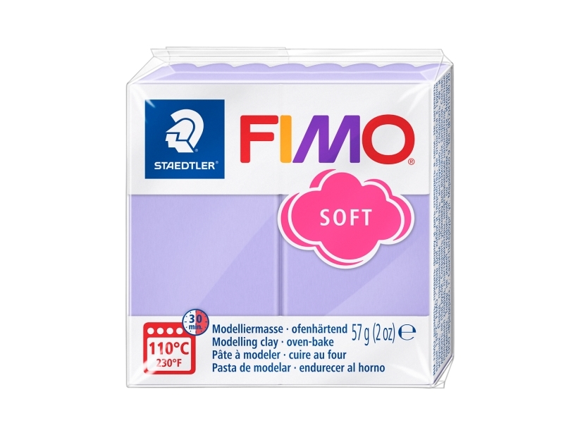 Fimo soft modellering 56 g ljuslila - (6 st.) | N - A | GameStuff
