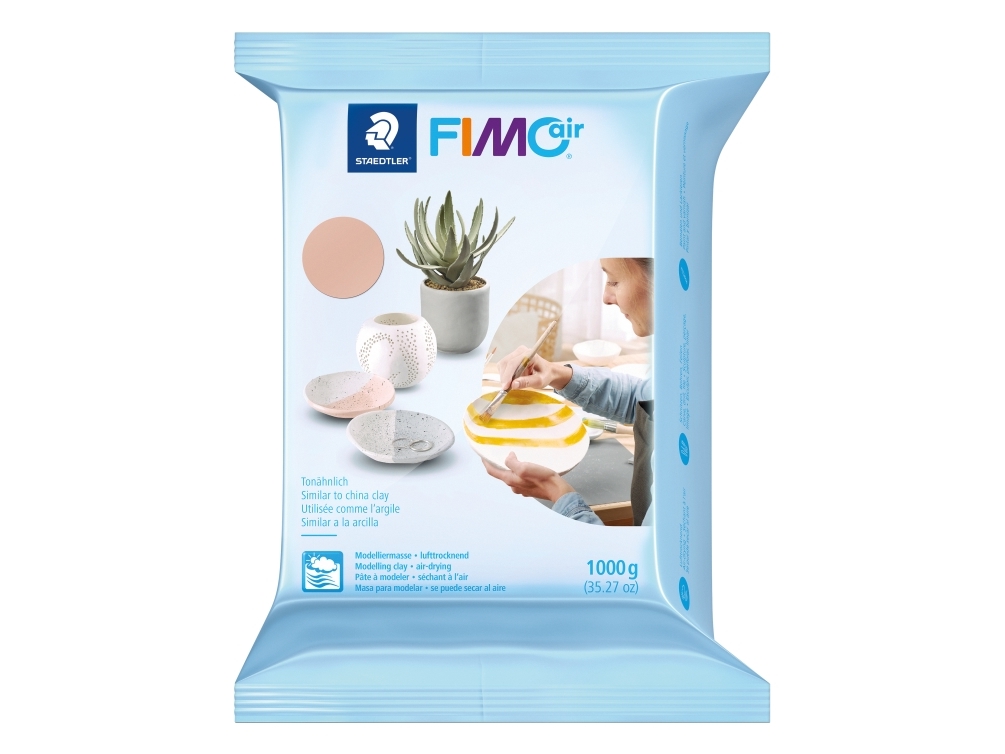 Modeller Fimo Air 1000g persikka - (6 kpl)