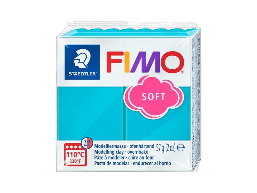 Muotoilufimo pehmeä 57g turkoosi - (6 kpl)