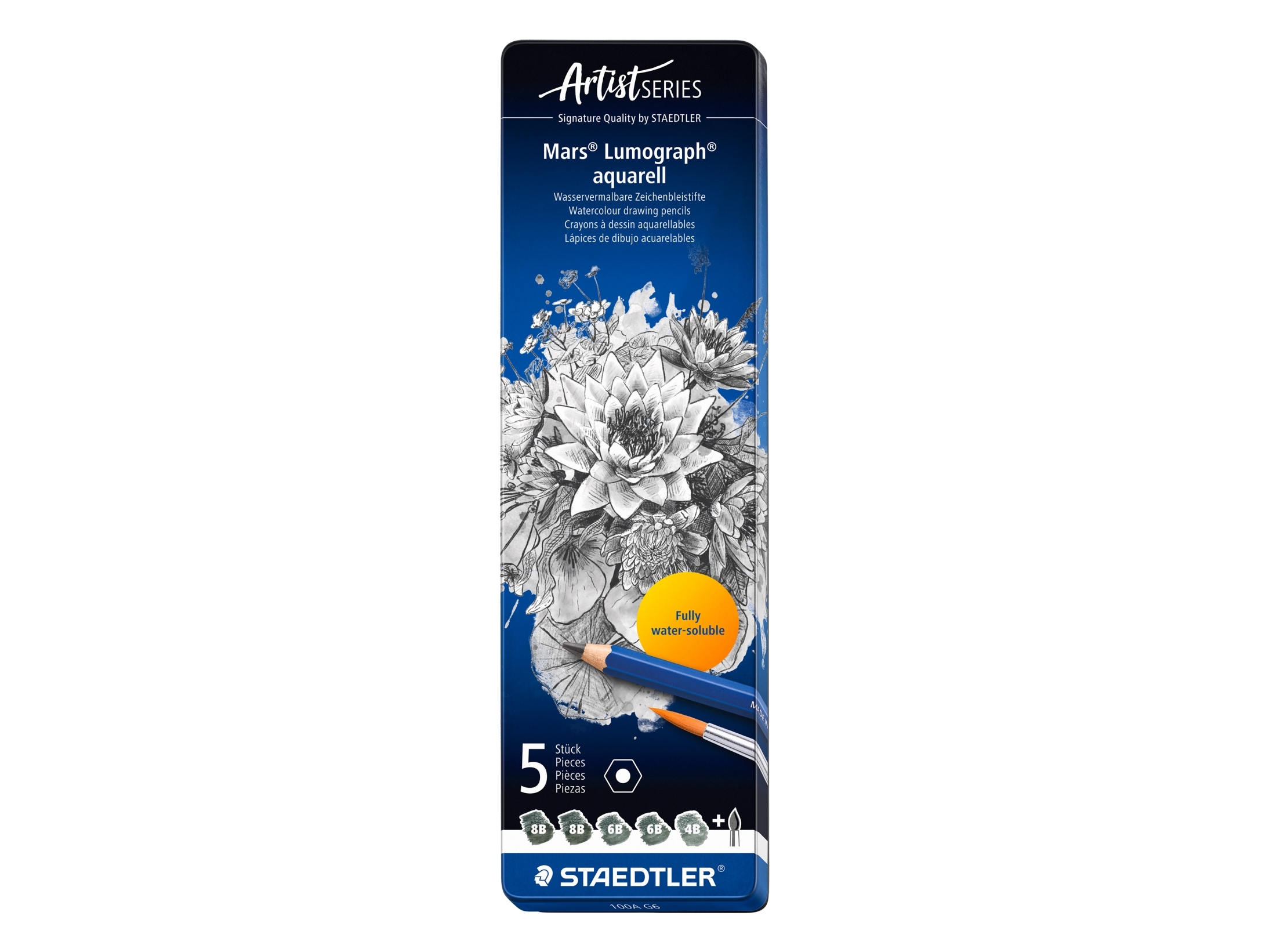 Lumograph akv.5 med pensel 100% PEFC - (10 st.)