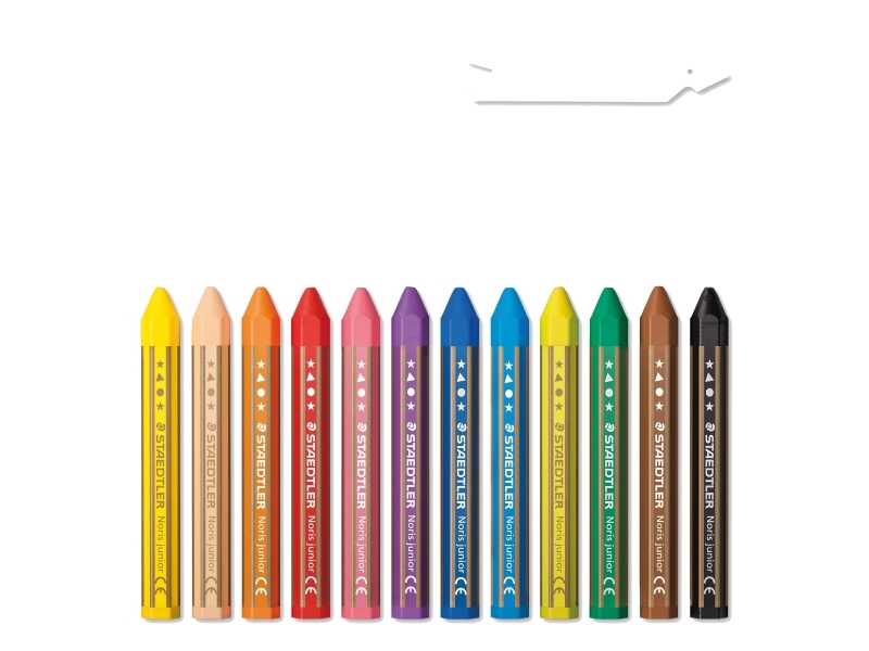 Noris junior vaxkritor 12 st. assort. - (6 st.)