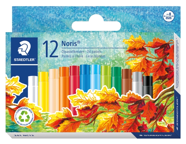 Olje pastellfärg 8 mm 12/fp (10 st.) | Skola & Hobby - Konstmaterial - Pastell färger | GameStuff