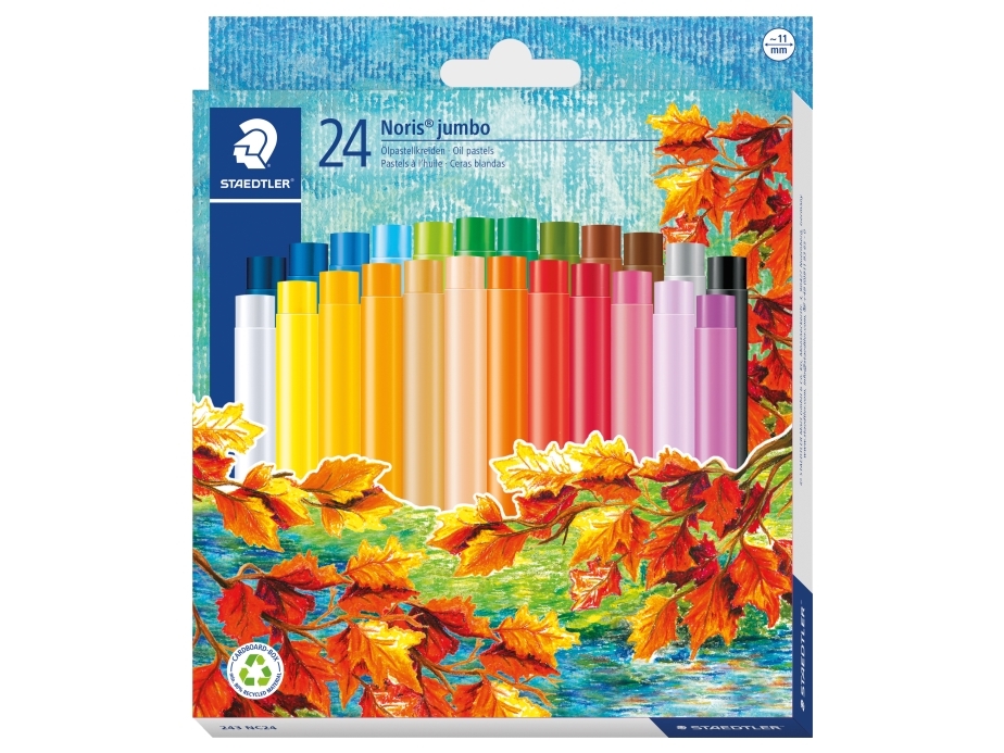 Jumbo oljepastellfärg 11mm 24 as - (10 st.) | Skola & Hobby - Konstmaterial - Pastell färger | GameStuff