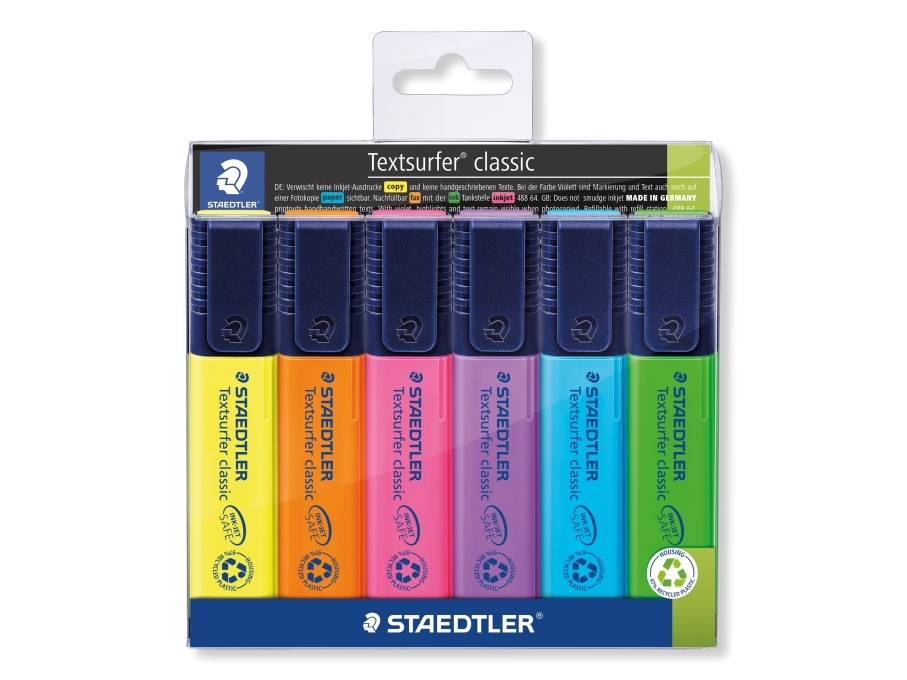Textsurfer classic inkjet (6 st./etui) | Skrivredskap - Överstryckningspennor - Övriga Överstryckningspennor | GameStuff
