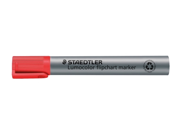 Lumocolor flip c-marker 2–5 mm röd - (10 st) | Skrivredskap - Märkpennor - Flipover marker | GameStuff