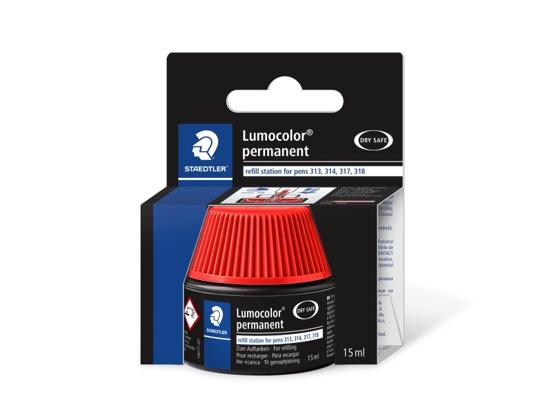 Staedtler Lumocolor 487 17, Rød, Lumocolor 313, 314, 317, 318