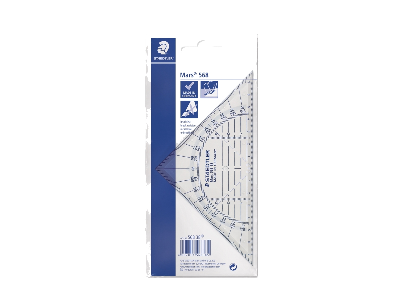 Mars® geometri xtra brudfast 16cm - (10 stk.)
