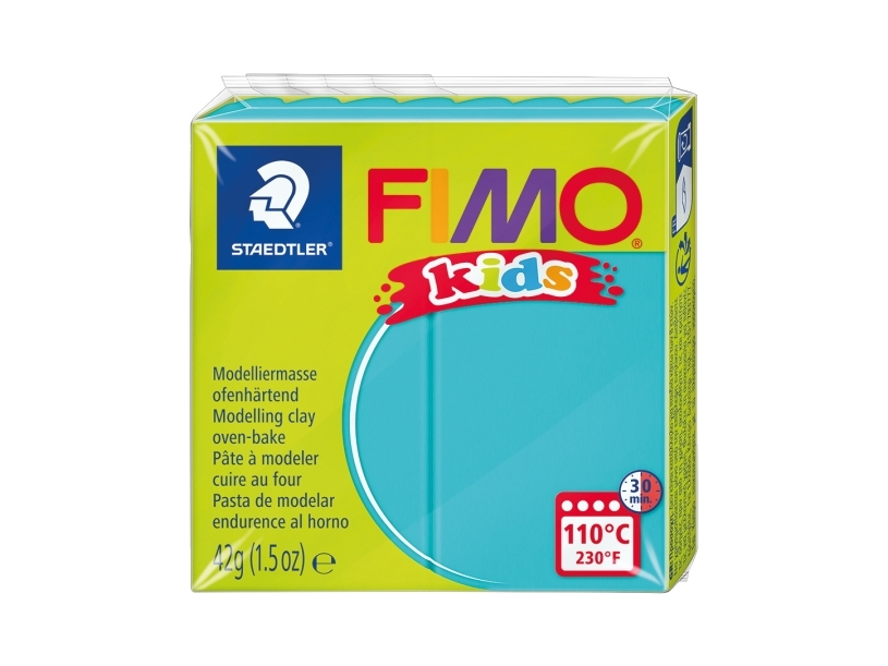 Fimo kids mallit. 42 gr. turkoosi - (8 kpl)