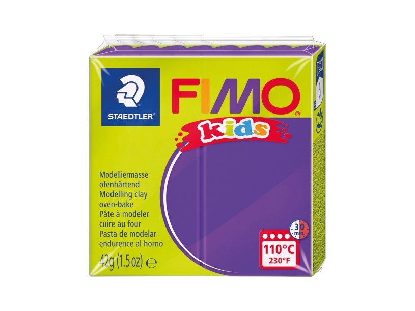 Fimo kids modeller 42 g lila (8 st.) | Leksaker - Kreativitet - Spela degen | GameStuff