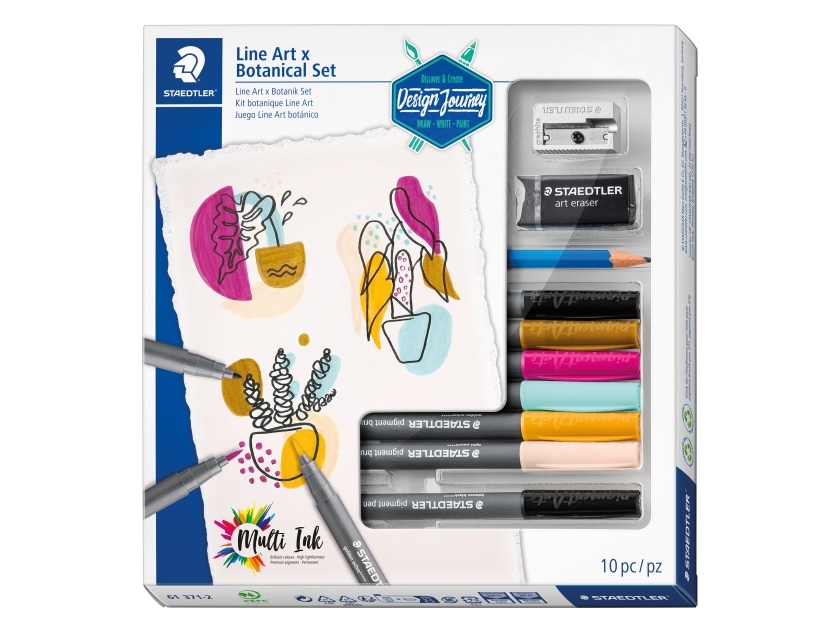 Staedtler LineArt & Botanical Set, 10 styck, Låda | N - A | GameStuff
