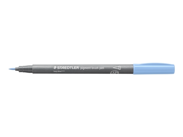 Brush pigment pen hazy blå - (10 stk.)