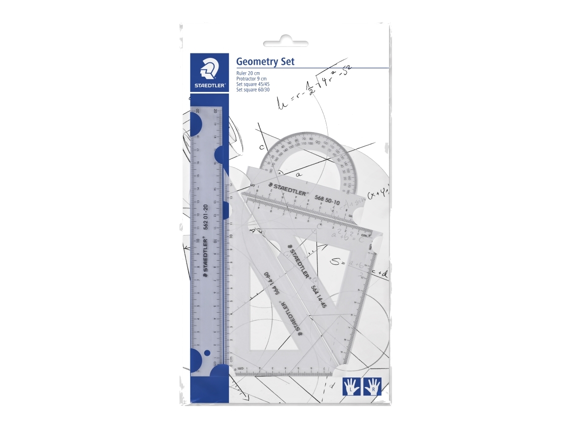 Staedtler geometrisats - (20 st.) | Skrivredskap - Skrivtillbehör - Linjaler & målare | GameStuff