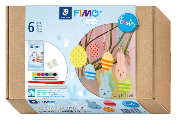 Fimo Air påskset - (6 st.) | Leksaker - Kreativitet - Spela degen | GameStuff