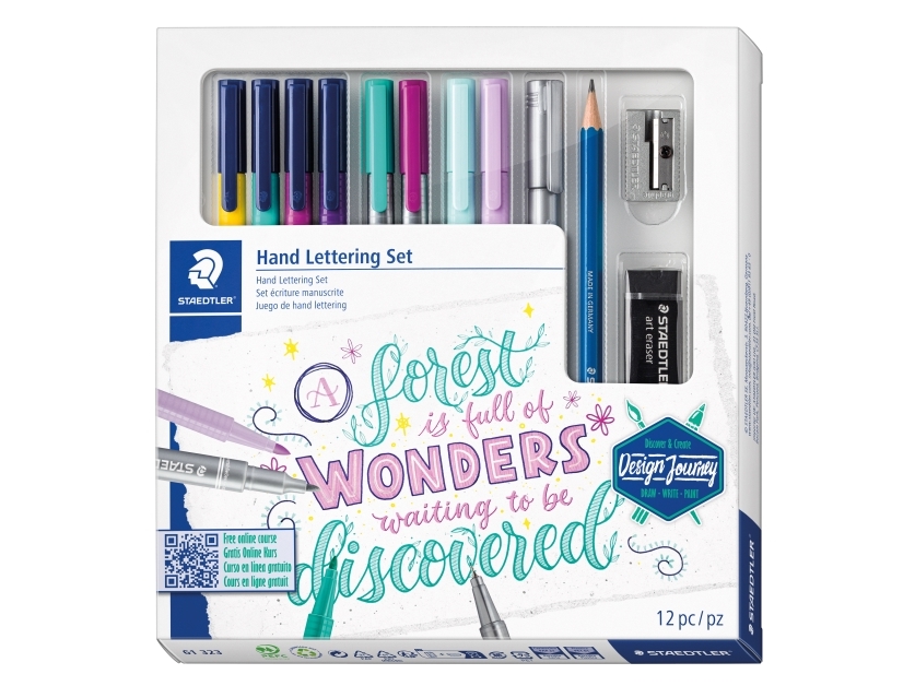 Dj hand lettering-set 100% PEFC - (4 st.) | N - A | GameStuff