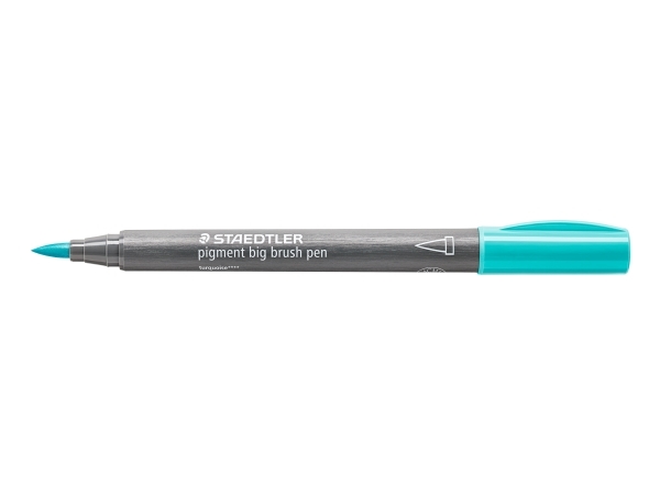 Staedtler pigmentpensel stor turkos - (10 st.) | Färg & Tillbehör - Målningsverktyg - Penslar | GameStuff
