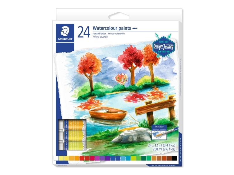 Staedtler 8880, 12 ml, Multi, Pestävä, 24 kpl