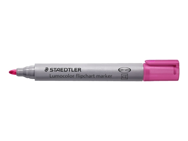 Staedtler Lumocolor blädderblockspennor 356, 1 st, Rosa | Skrivredskap - Märkpennor - Flipover marker | GameStuff