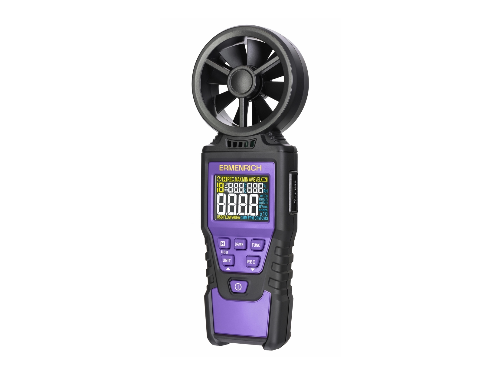 Ermenrich Seek DN30 Digital Anemometer