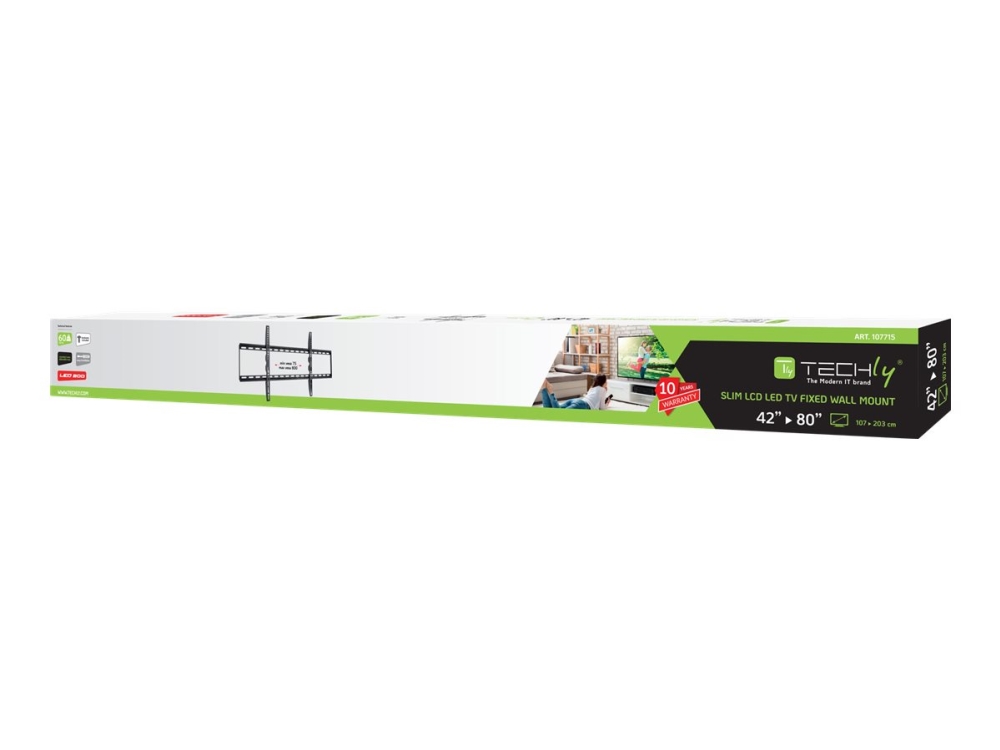 TECHly ICA-PLB-162XL TV-vægbeslag 106,7 cm (42) - 203,2 cm (80) Ubevægelig