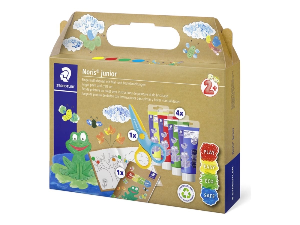 Staedtler 61 C2, Sininen, Vihreä, Keltainen, Pestävä, 75 ml