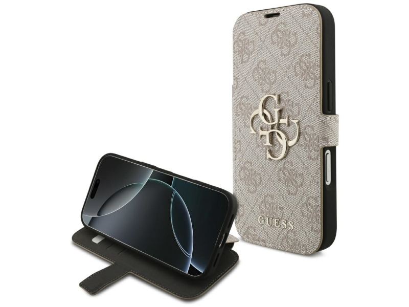 Guess Book 4G Metal Logo Hülle Für Iphone 17 Pro - Pink
