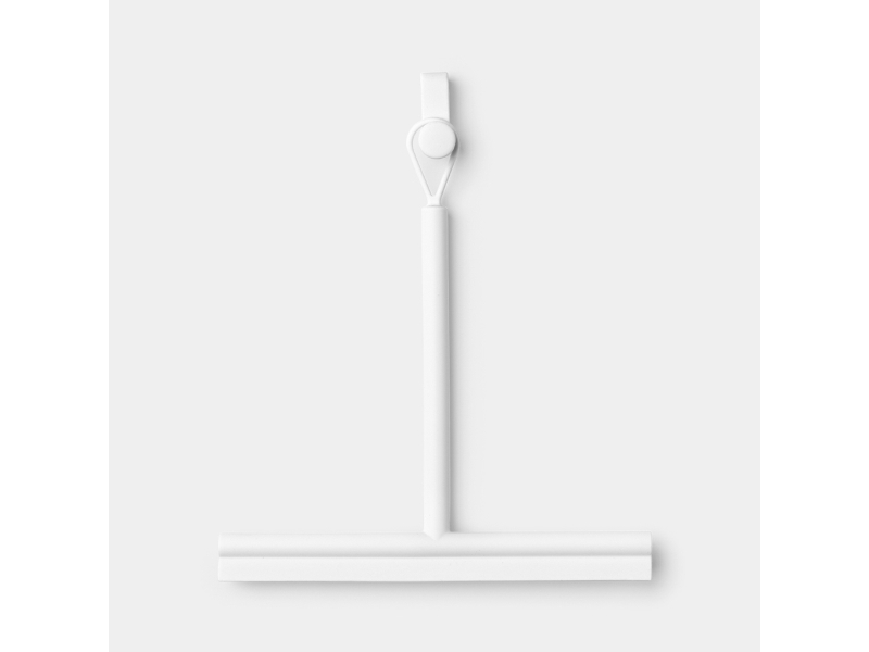 Brabantia 280184, Dobbeltbladet skraber til brusebad, Hvid, 240 mm, 24 mm, 260 mm