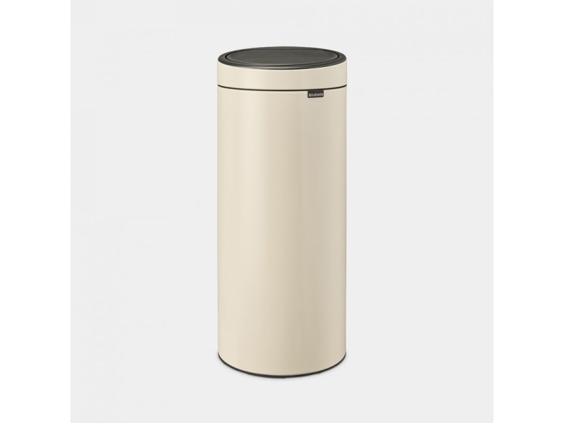 Brabantia Touch Bin New, 30 l, Rund, Beige, Manuell, Belgien, 295 mm | Rengöring - Avfallshantering - Hinkar & tillbehör | GameStuff