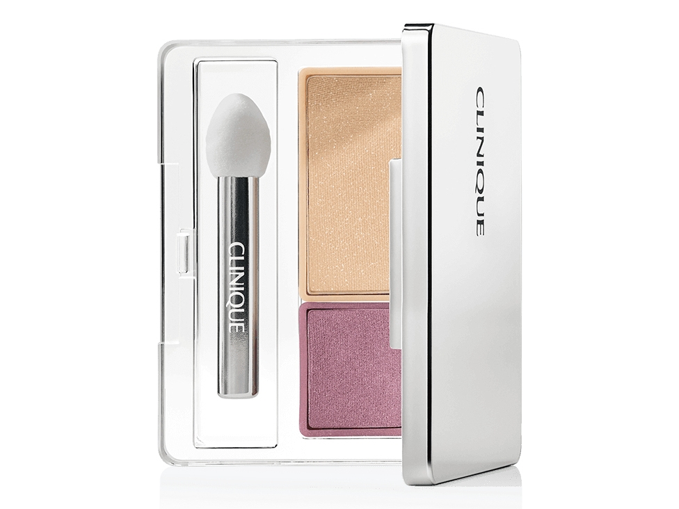Clinique All About Shadow Duo Eye Shadow Makeup Safe For Sensitive Eyes Ac Beach Plum