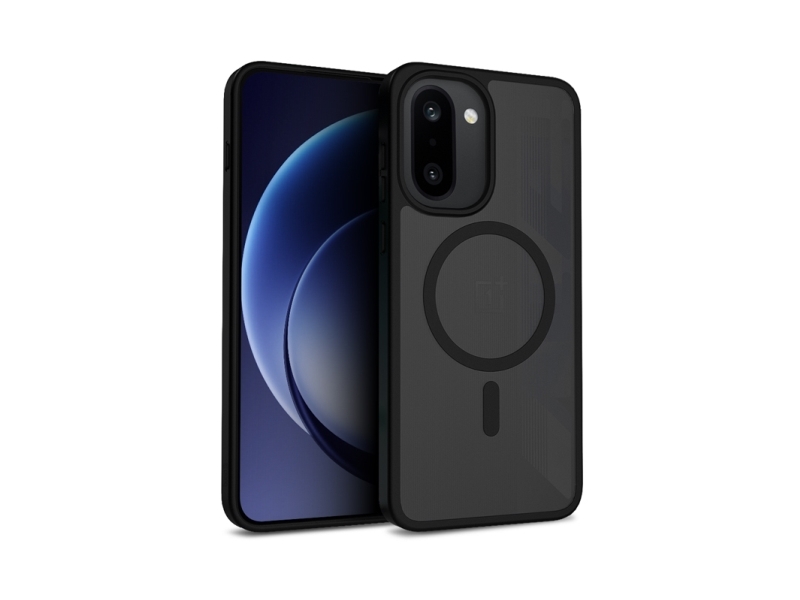 Crong Crghmmopl15rblk, Cover, Oneplus, Oneplus 15R, 17,4 Cm (6.83"), Sort, Gennemsigtig