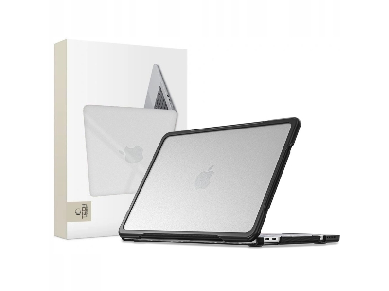 Tech-Protect Velar Hülle Für Macbook Neo 13 2026, Black/Matte Clear