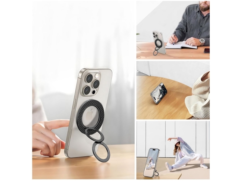 Tech-Protect Mmr800 Magnetisk Ring Til Telefon - Sort