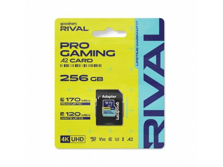 Goodram , 256 Gb, Microsdxc, Klasse 10, 170 Mb/S, 120 Mb/S