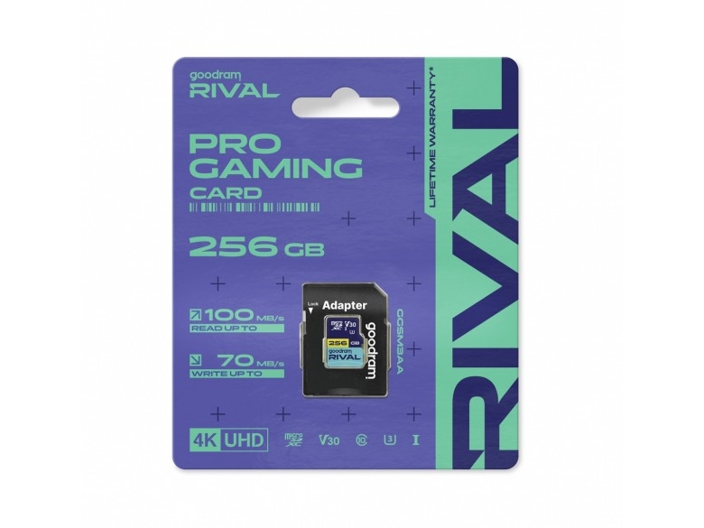 Goodram , 256 Gb, Microsdxc, Klasse 10, 100 Mb/S, 70 Mb/S