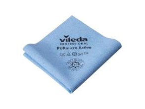 Microfiberklud PurMicro Active 38x35cm Blå PVA,5 stk/pk