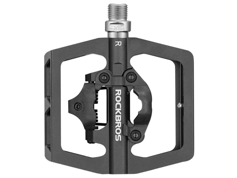 Rockbros Mtb Pedalset Mit Spd-Klickpedalen Shimano - Schwarz Rockbros