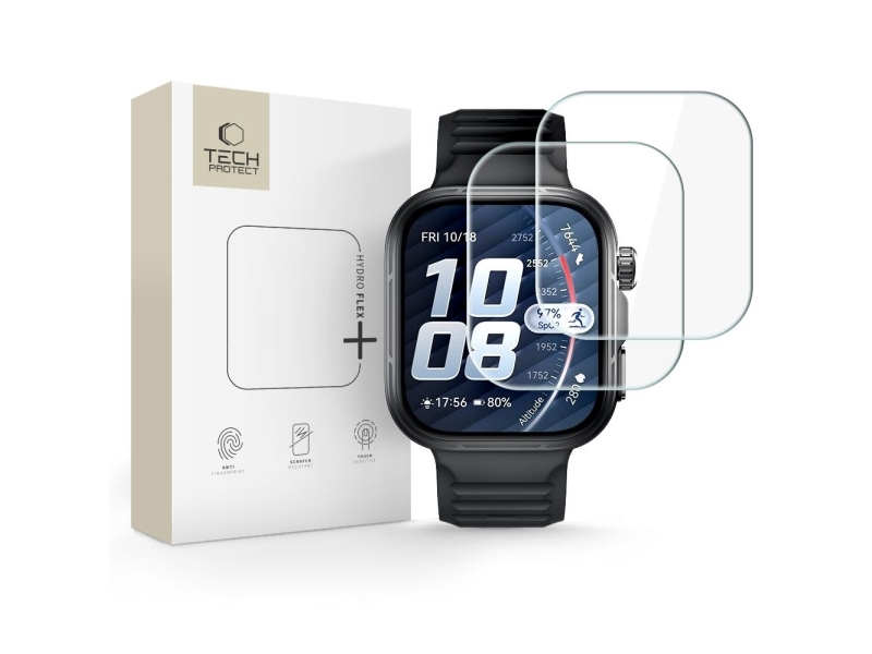 Tech-Protect Hydro Flex+ 2Er-Pack Hydrogel-Folie Für Huawei Watch Fit 5 Pro