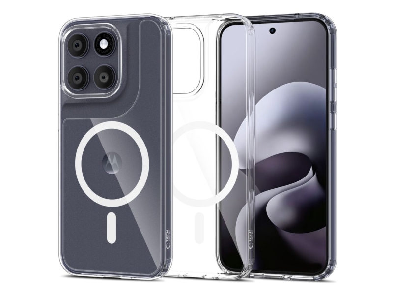 Tech-Protect Flexair Hybrid Magsafe Case Für Motorola Moto G67 / G77 - Transparent